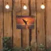 Walvis - Zon - Zee tuinposter los doek klein -sfeer1