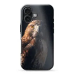 Roofvogel - Buizerd - Bruin Toughcase MagSafe Apple iPhone 17 klein -3d