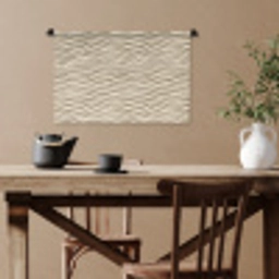 Zand - Golven - Beige Wandkleed katoen klein 269 -sfeer6