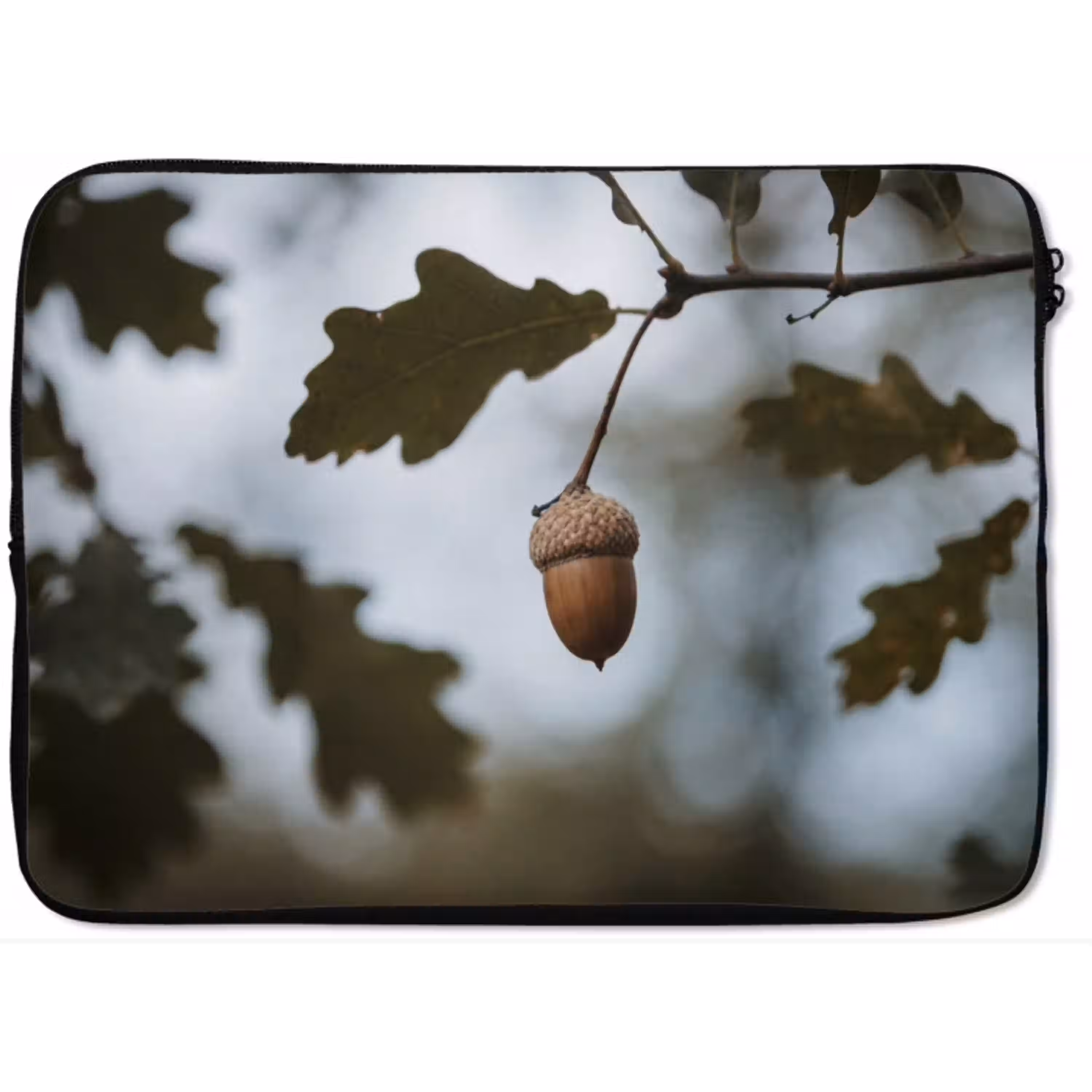Eikel - Eikenblad - Bos - Herfst - Natuur laptophoes neopreen klein -zkaufland3dotto