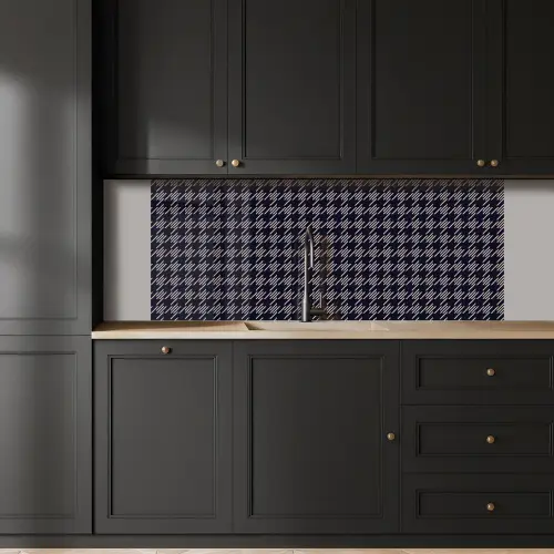 Plaid - Patroon - Ruit - Blauw keuken achterwand 2 middel 871 -sfeer1