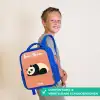 Panda - Slapen - Oranje Kinderrugzak - Blauw middel -sfeer3_NL