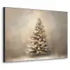 Kerst - kerstboom - Sneeuw - Art Textielframe zwart klein -3d