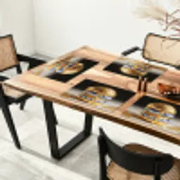 Delftsblauw - Goud - Burger Placemat vinyl groot -zzsfeer4_Kitchenyeah-website