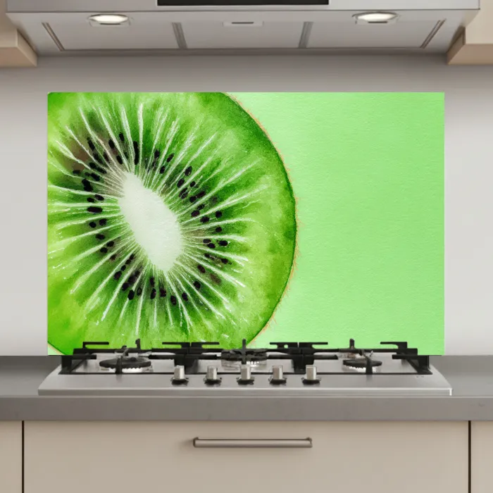 Kiwi - Groen - Fris keuken achterwand spatscherm klein -3d_website