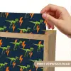 Bliksemschichten - Oranje - Dinosaurussen Light Box met kabel (Kinderlampje) klein -USP_websiteprintNL