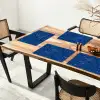 Verf - Strepen - Blauw Placemat vinyl groot 368 -zzsfeer4_Kitchenyeah-website