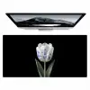 Tulp - Patroon - Blauw Muismat XXL klein -zzz3d
