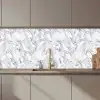Marmer - Gelaagd - Brekend - Grijsstructuur keuken achterwand 2 middel 871 zz_3dshopping