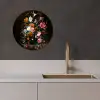 Barokke Bloemenpracht KitchenYeah - Keuken - Wandcirkel Forex klein -sfeer1