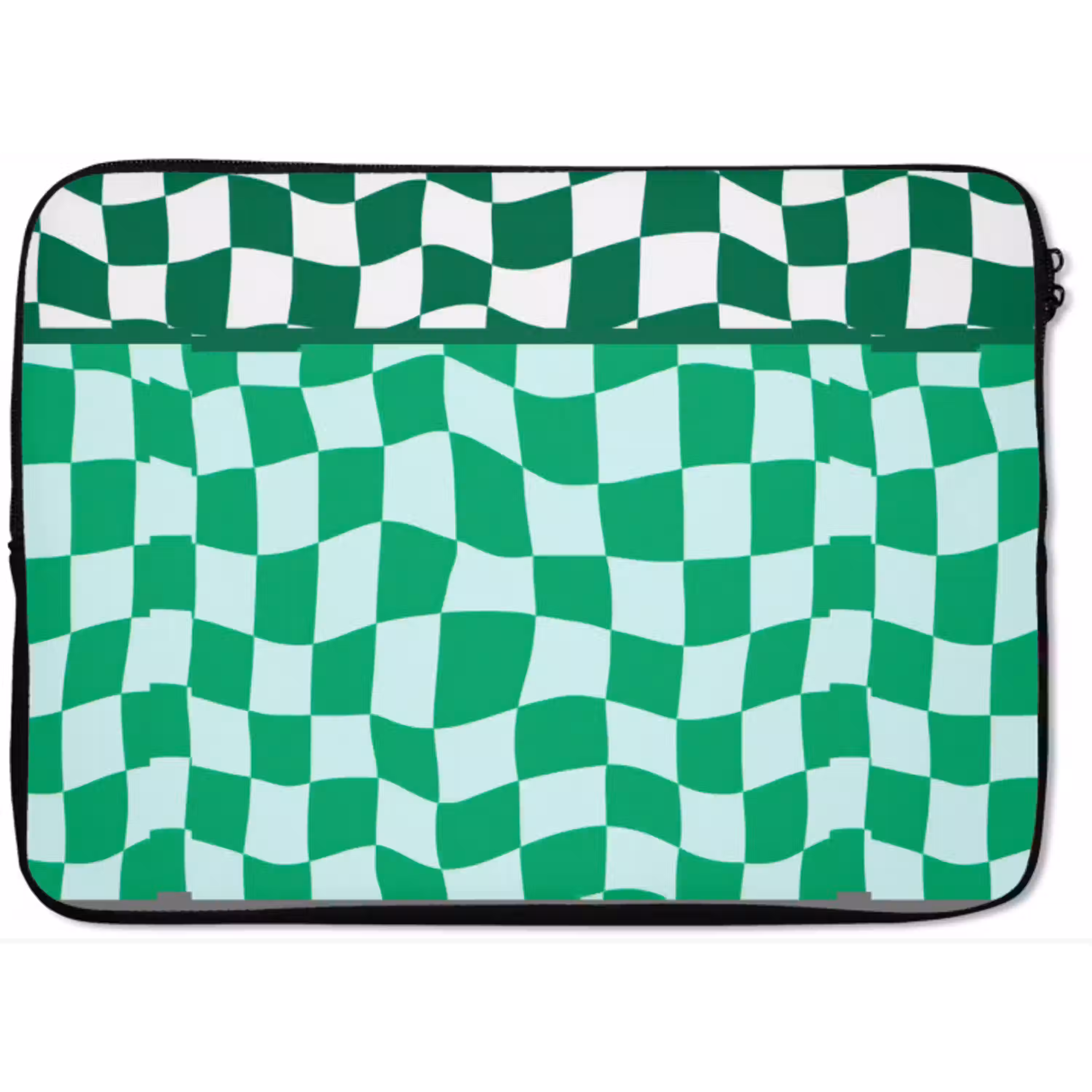 Schaakbord - Golvend - Groen laptophoes neopreen klein 279 -zkaufland3dotto