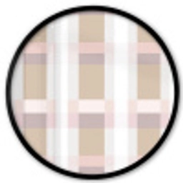 Ruitpatroon - Aardetinten - Minimalistisch Fotolijst rond zonder passe partout klein 856 -3d