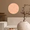 Tint - Olie - Verf - Lichtoranje Wandcirkel plexiglas klein 852 -sfeer1
