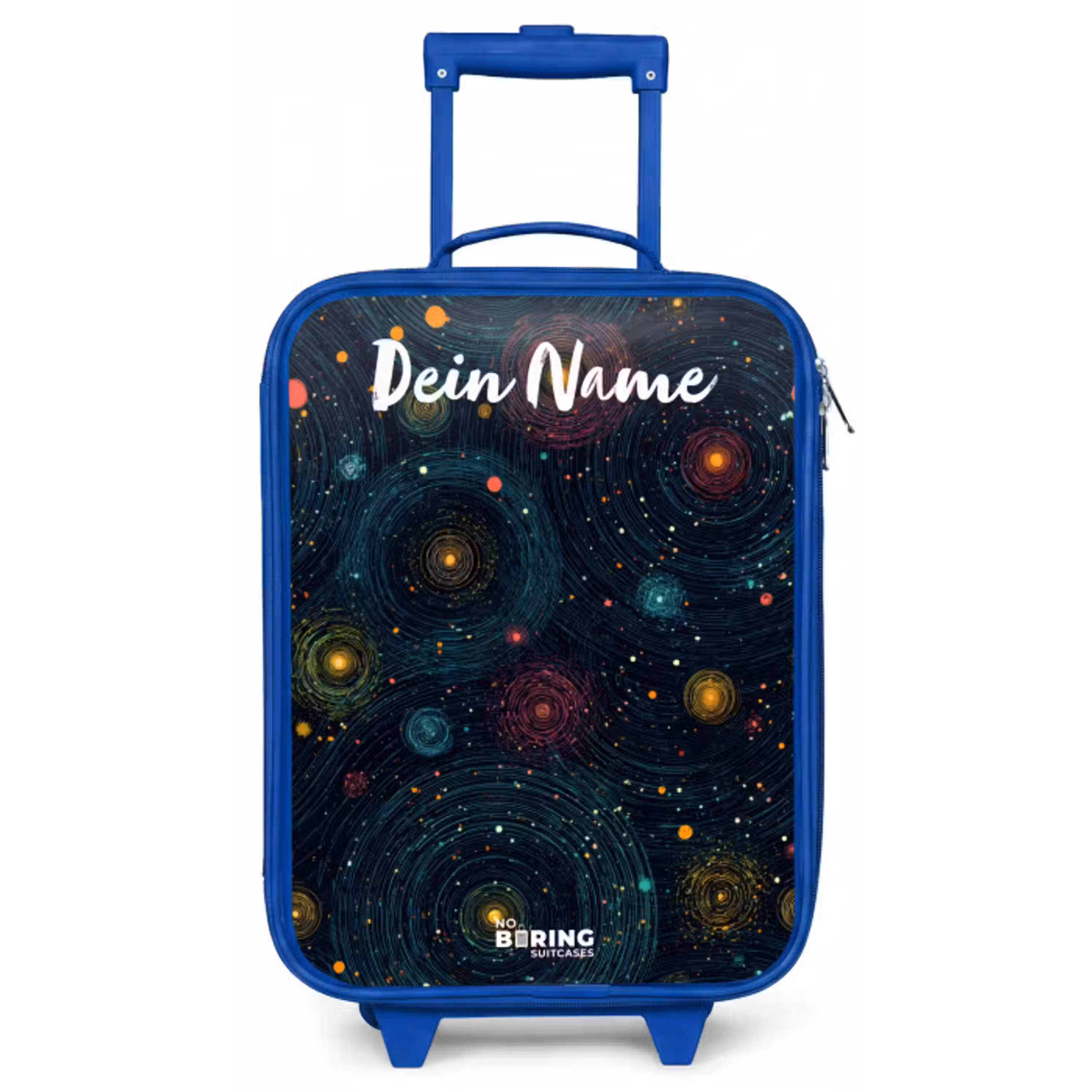 Sterren - Planeten - Kleurrijk Kinderkoffer - Blauw klein -zz3dotto