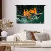 Paradijsvogel - Bloem - Exotisch Wandkleed katoen middel -sfeer1