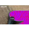 Zebra - Neon - Roze - Paars Placemat vinyl groot 368 -closeup