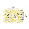 Citroenen - Geel - Wit - Stippen Placemat vinyl groot 368 -specs