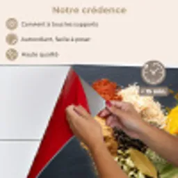 Specerijen - Mix - Hartvorm - Zwart keuken achterwand spatscherm klein -spatscherm_FR