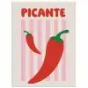 Pittig - Pepers - Rood poster papier klein -3d