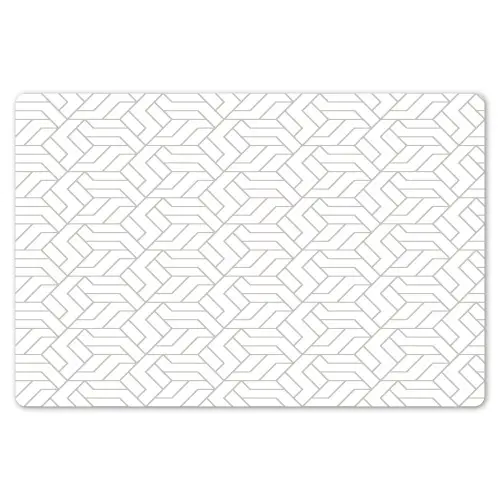 Grafisch - Patroon - Modern - Hexagon Placemat vinyl groot 368 -zzsfeer1_Kitchenyeah-website