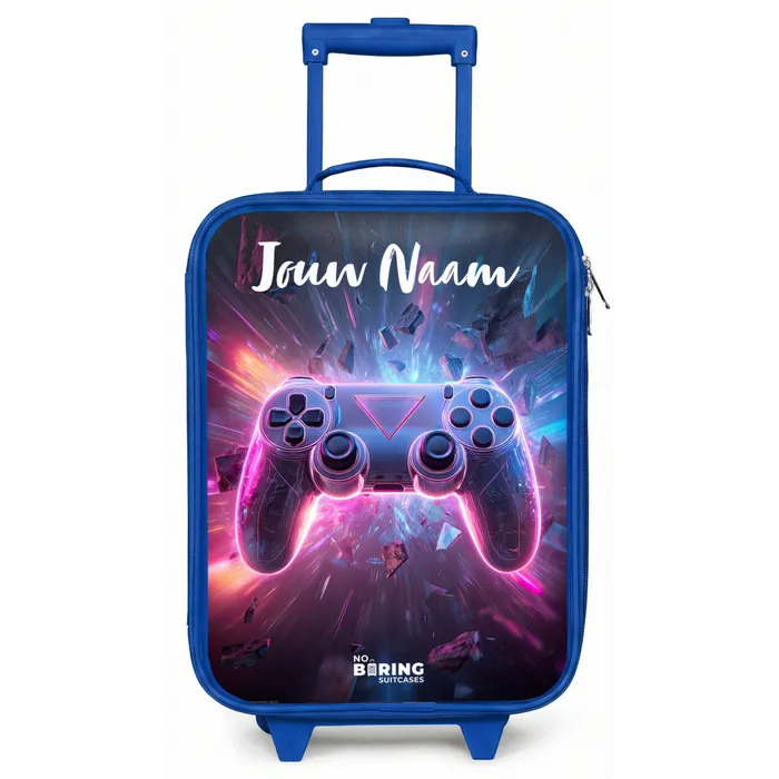 Controller - Neon - Game Kinderkoffer - Blauw klein -zz3dotto