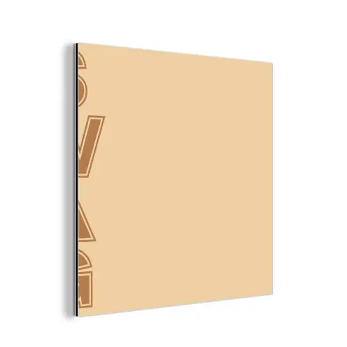 Swag - Bruin - Beige aluminium wit klein -3d
