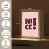 Nice - Uitroepteken - Roze Light Box met kabel (Tafellamp) klein -USP_NL