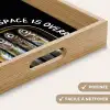 Sardines - Tekst - Vis - Blik Dienblad Rechthoek middel -USP_HandgreepFR
