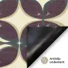 Cirkel - Retro - Kleurrijk Deurmat klein 898 -antislip_NL