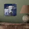 Koe - Delfts - Blauw - Artistiek plexiglas 5mm klein -sfeer3