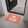 Ciao - Quote - Strepen Deurmat klein -sfeer5