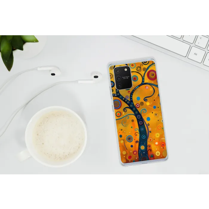 Abstract - Boom - Levensboom - Modern Telefoonhoesje Samsung Galaxy S10 Lite klein -oordopS10Lite