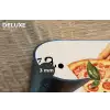 Pizza - Kaas - Pepperoni Placemat vinyl groot -closeup