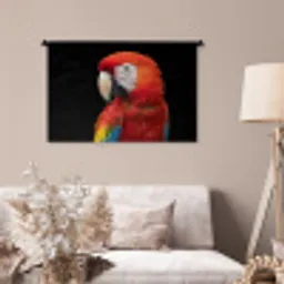 Ara - Portret - Rood Wandkleed katoen middel -sfeer4