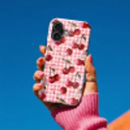 Kersen - Blokken - Rood Toughcase MagSafe Apple iPhone 17 klein 1017 -Sfeer1V