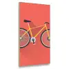 Bicycle Flat Icon Textielframe goud groot -3d