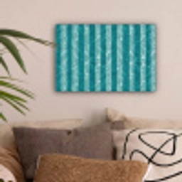 Zwembad - Strepen - Groen canvas 2cm klein 34 -sfeer1