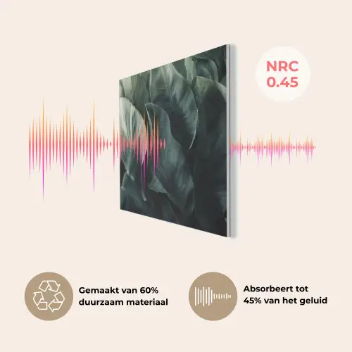 Groen - Bladeren - Glad - Nerven PET vilt klein -USP_NL