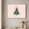 Christmas Season - Kerst - Kerstboom - Roze Textielframe - compleet frame klein -sfeer2