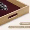 Tijger - Brult - Bordeaux Dienblad Rechthoek middel -USP_HandgreepNL