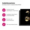 Kersen - Zwart - Goud - Chrome Inductie beschermer vinyl 3mm middel -zzzzzzz-lf-ups