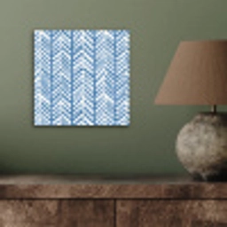 Patroon - Streep - Blauw aluminium wit klein 46 -sfeer2