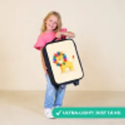 Leeuw - Manen - Kleurrijk Kinderkoffer - Zwart klein -sfeer2_UK