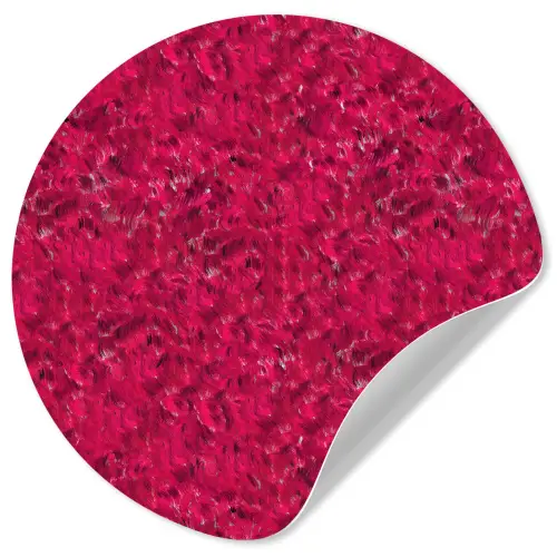 Vloeiend - Verf - Texturen - Rood Wandcirkel behangsticker klein 186 -3d