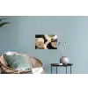 Abstract - Vormen - Modern - Beige Muursticker klein -plant