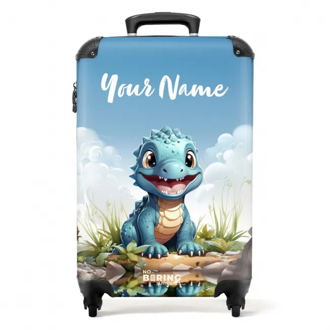 Darius Dino NBS - Handbagage koffer - Kinderen Unisex middel -productfoto_recht