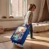 Zeeschildpad tussen bloemen onder water Kinderkoffer - Blauw klein -sfeer1