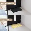 Patroon - Retro - Geel Deurmat klein 898 -voor-na_NL