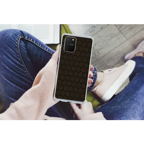 Goud - Zwart - Tunnel Telefoonhoesje Samsung Galaxy S10 Lite klein 364 -handS10Lite
