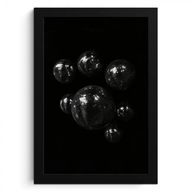 Discoballen - Minimalistisch - Zwart KitchenYeah - Keuken - Fotolijst klein -3d